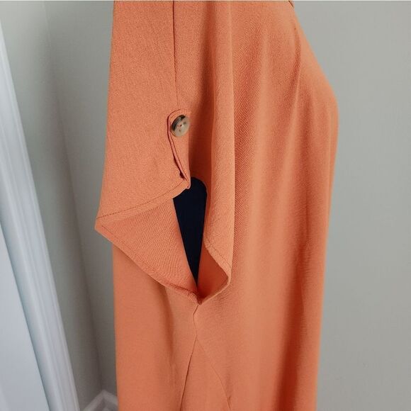 WOMEN'S TUNIKA LONG, DARK-CORAL COLOR SIZE L PERFECT CONDITION. - Picture 3 of 3